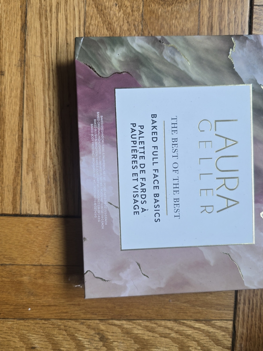 Laura Geller Baked Full Face Basics Palette - Pink & Gold Marble